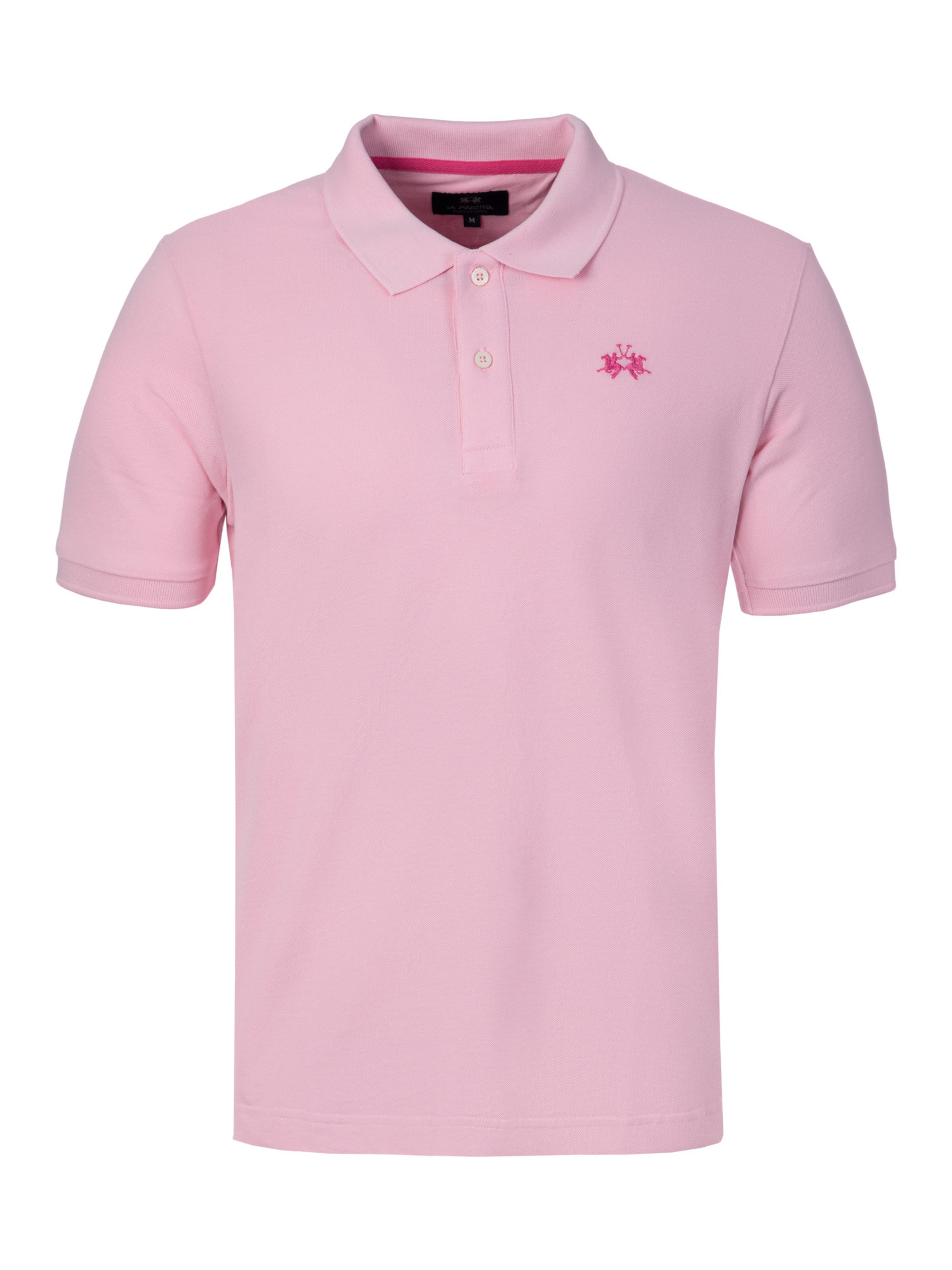 La Martina Poloshirt in Pink: Vorderseite