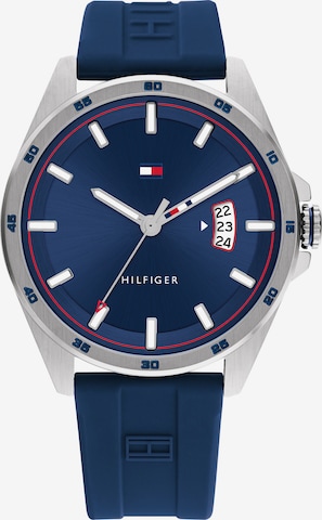 TOMMY HILFIGER Analog klocka i blå: framsida