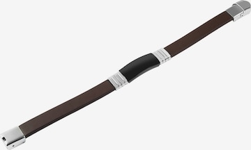 Akzent Bracelet '"Alisso" - Edelstahl - Langlebig & Robust - Unisex' in Brown: front