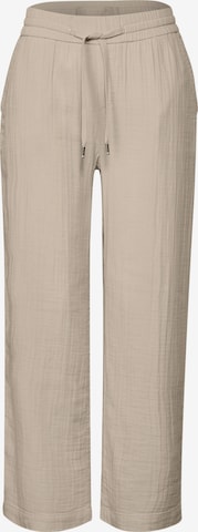 Wide Leg Pantalon STREET ONE en beige : devant