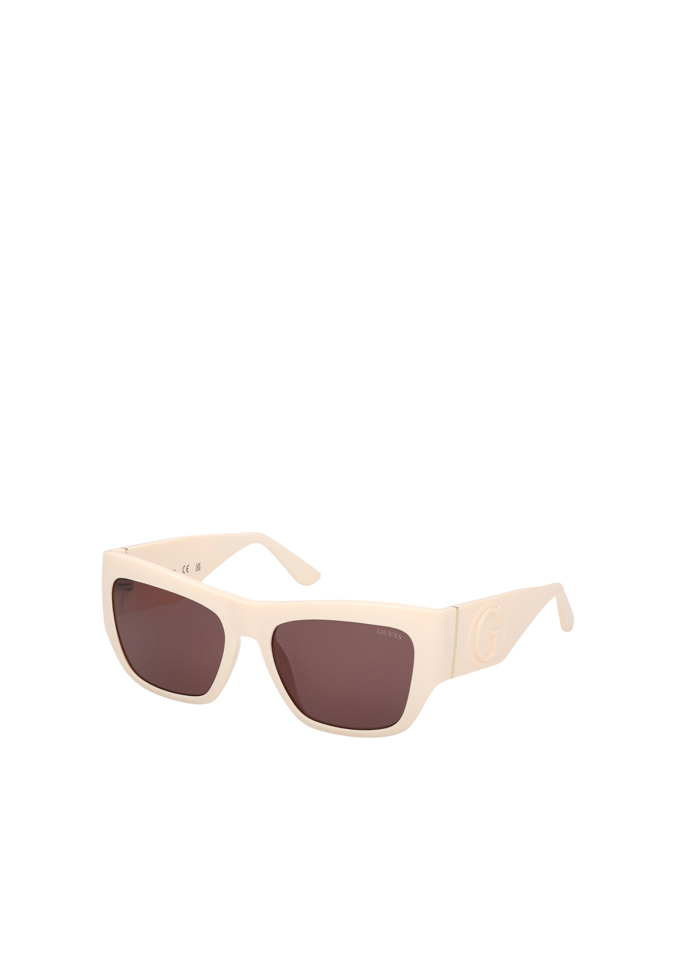 GUESS Sunglasses in White: front