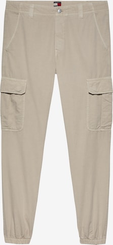 Tommy Jeans Tapered Cargo Pants 'RYAN' in Beige: front