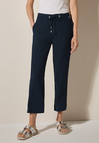 CECIL Loose fit Pants in Blue: front