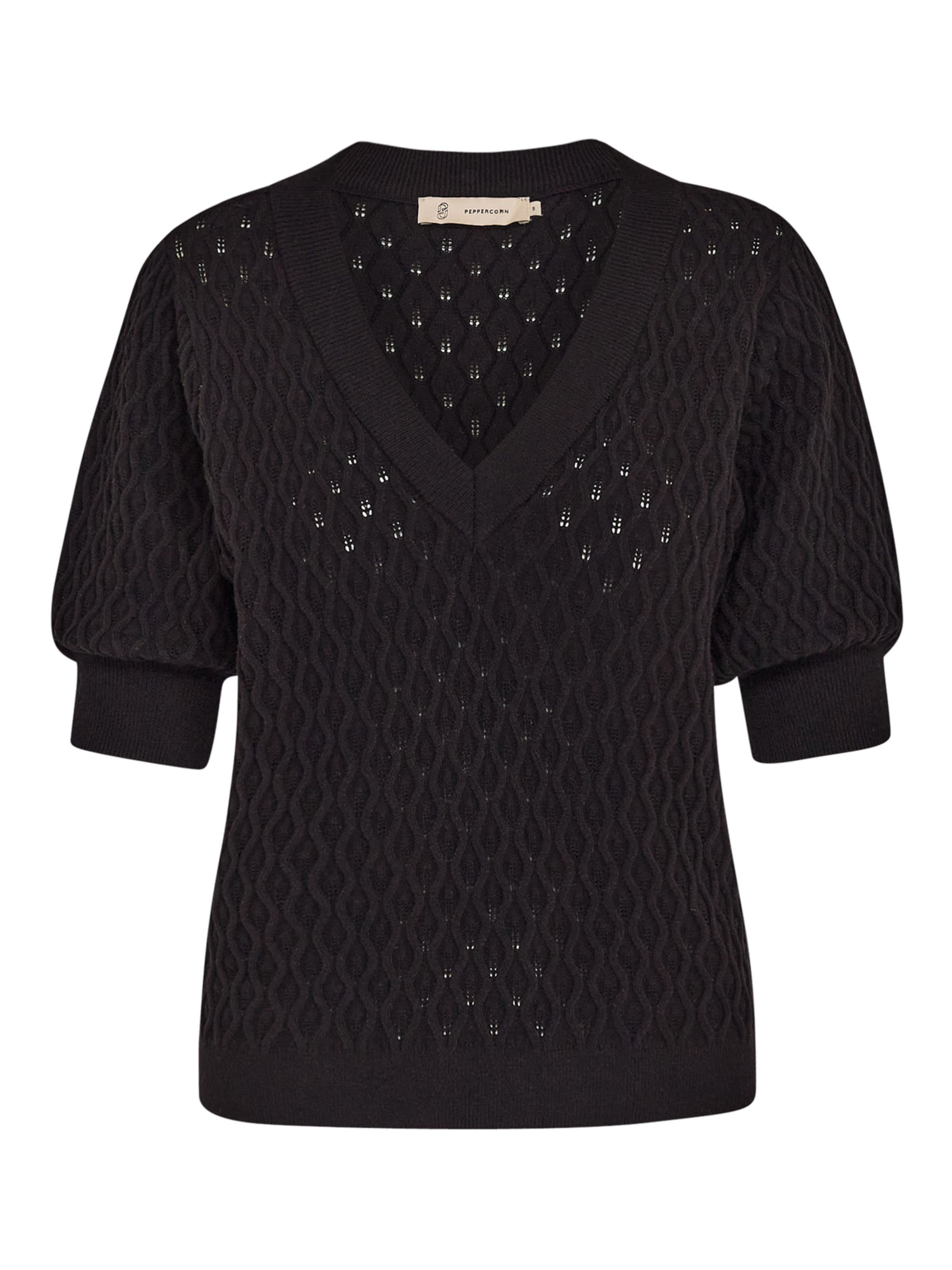 Peppercorn Pullover 'Rosalia' i sort: forside