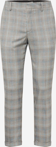 BURTON MENSWEAR LONDON Slim fit Trousers in Grey: front