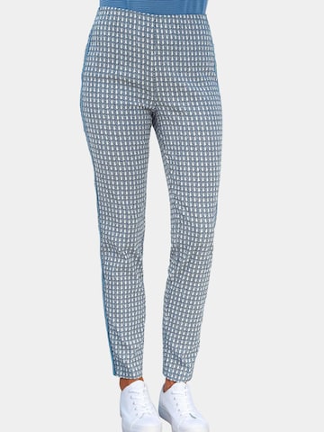 Goldner Regular Pants 'Louisa' in Blue: front