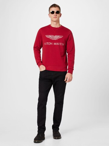 Hackett London Sweatshirt in Rood