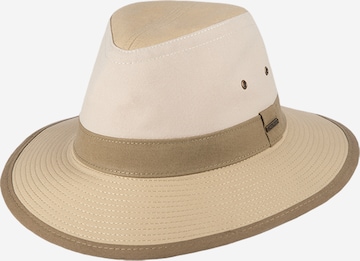 Hatland Hut 'Coffee' in Grün: Vorderseite