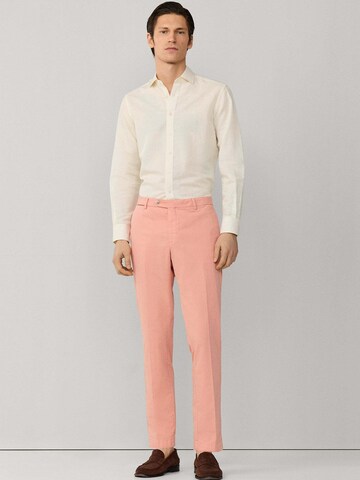 Coupe slim Pantalon chino 'Kenssington' Hackett London en orange : devant
