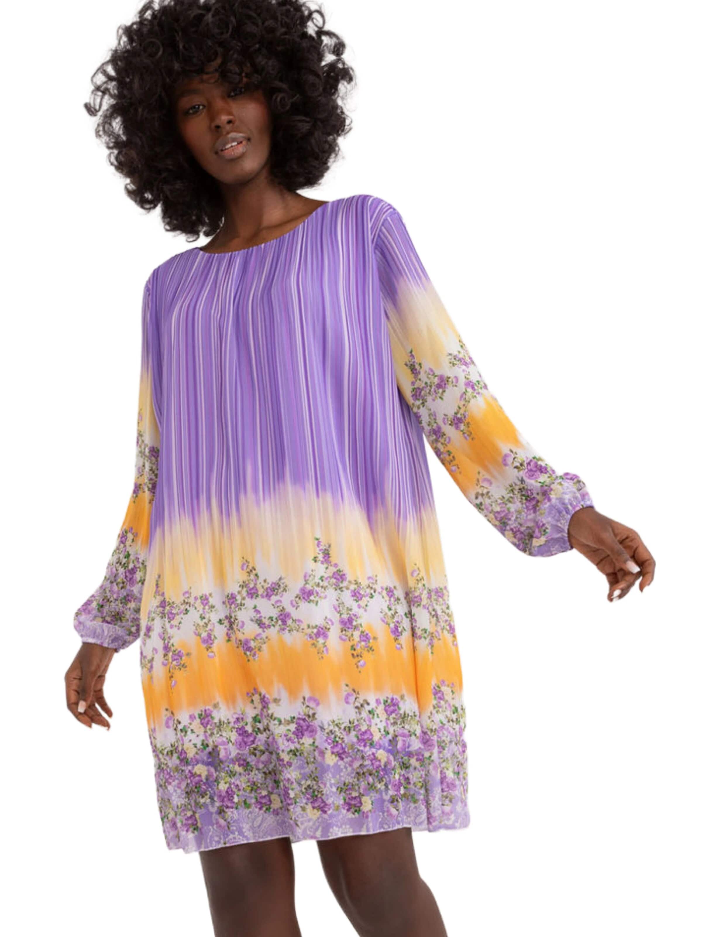italy moda Kleid‌‌‌‌ in Lila: Vorderseite