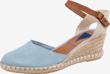 VERBENAS Sandals 'Malena' in Blue: front