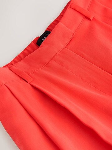 Next Wide leg Veckad byxa i röd