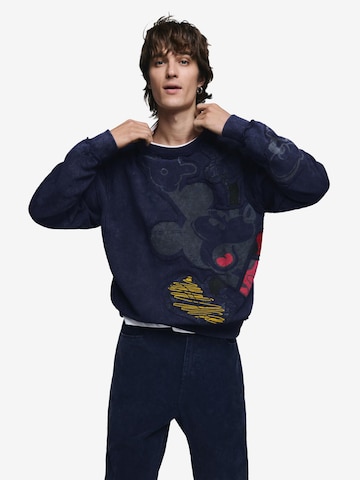 Desigual - Sweatshirt 'Mickey Mouse' em azul: frente