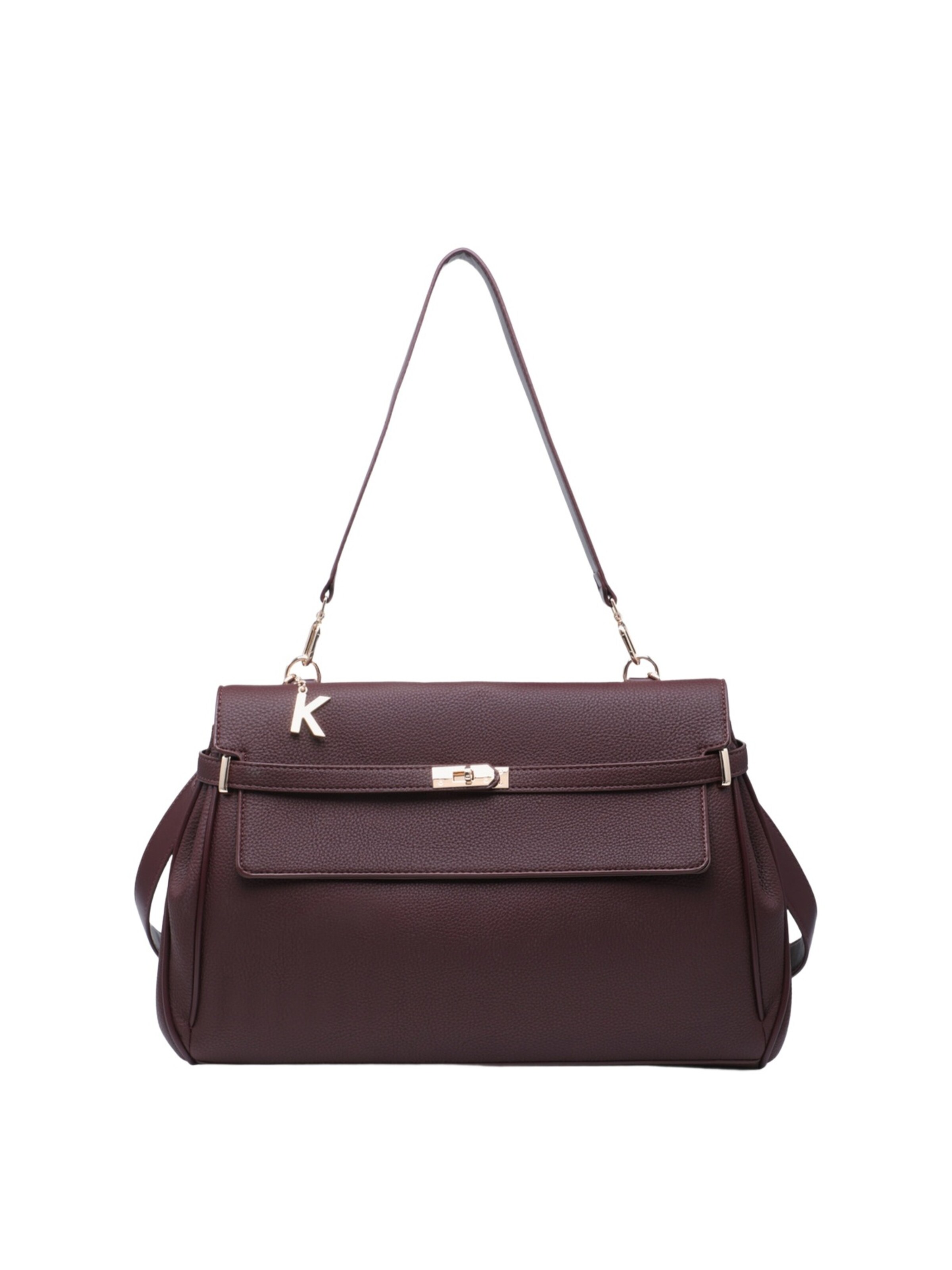 Borsa a mano di Kassandra in rosso: frontale