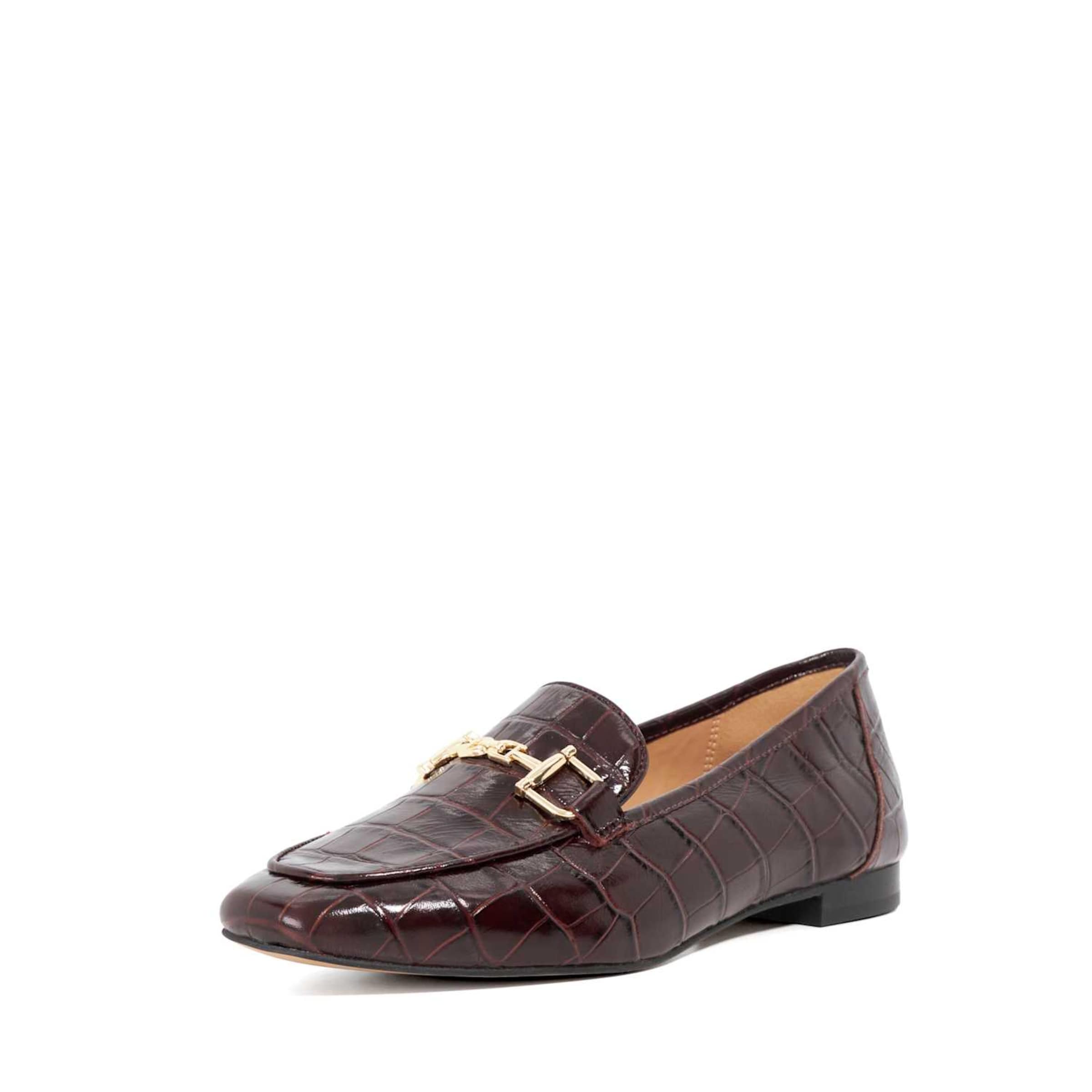 Chaussure basse Dune LONDON en rouge : devant