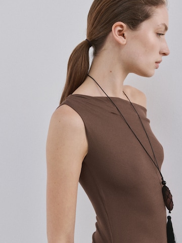 MANGOHaljina 'SURI' - smeđa boja