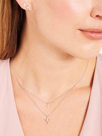 Lucardi Ketting 'Modern' in Zilver: voorkant