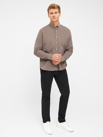 Sea Ranch Regular fit Button Up Shirt 'Lester' in Beige