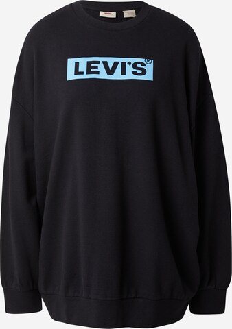 LEVI'S ® Sweatshirt 'Graphic Prism Crew' in Black: front