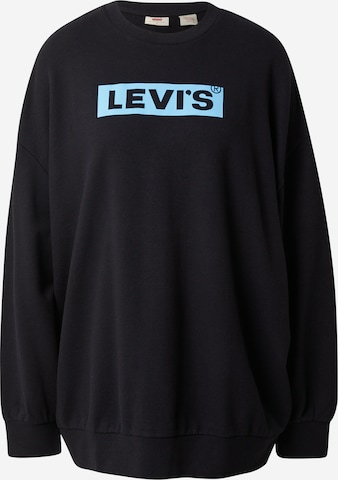 LEVI'S ® Mikina 'Graphic Prism Crew' - Čierna: predná strana