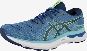 ASICS Running Shoes 'Nimbus 24' in Blue: front