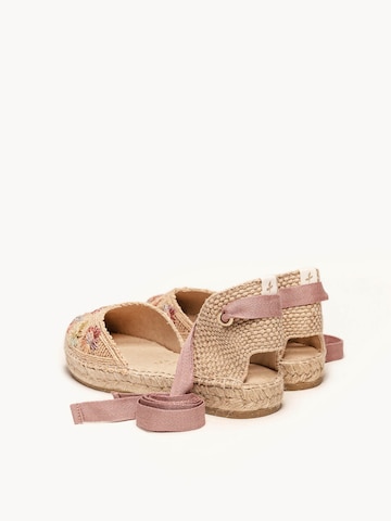 Alhamas Espadrilles 'Alpargata Plana' in Pink