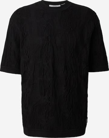 Carlo Colucci Pullover i sort: forside