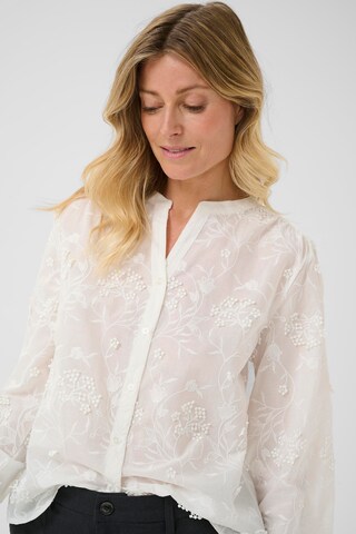 Cream Bluse 'Hilda' i hvid
