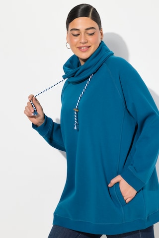 Sweat-shirt Ulla Popken en bleu