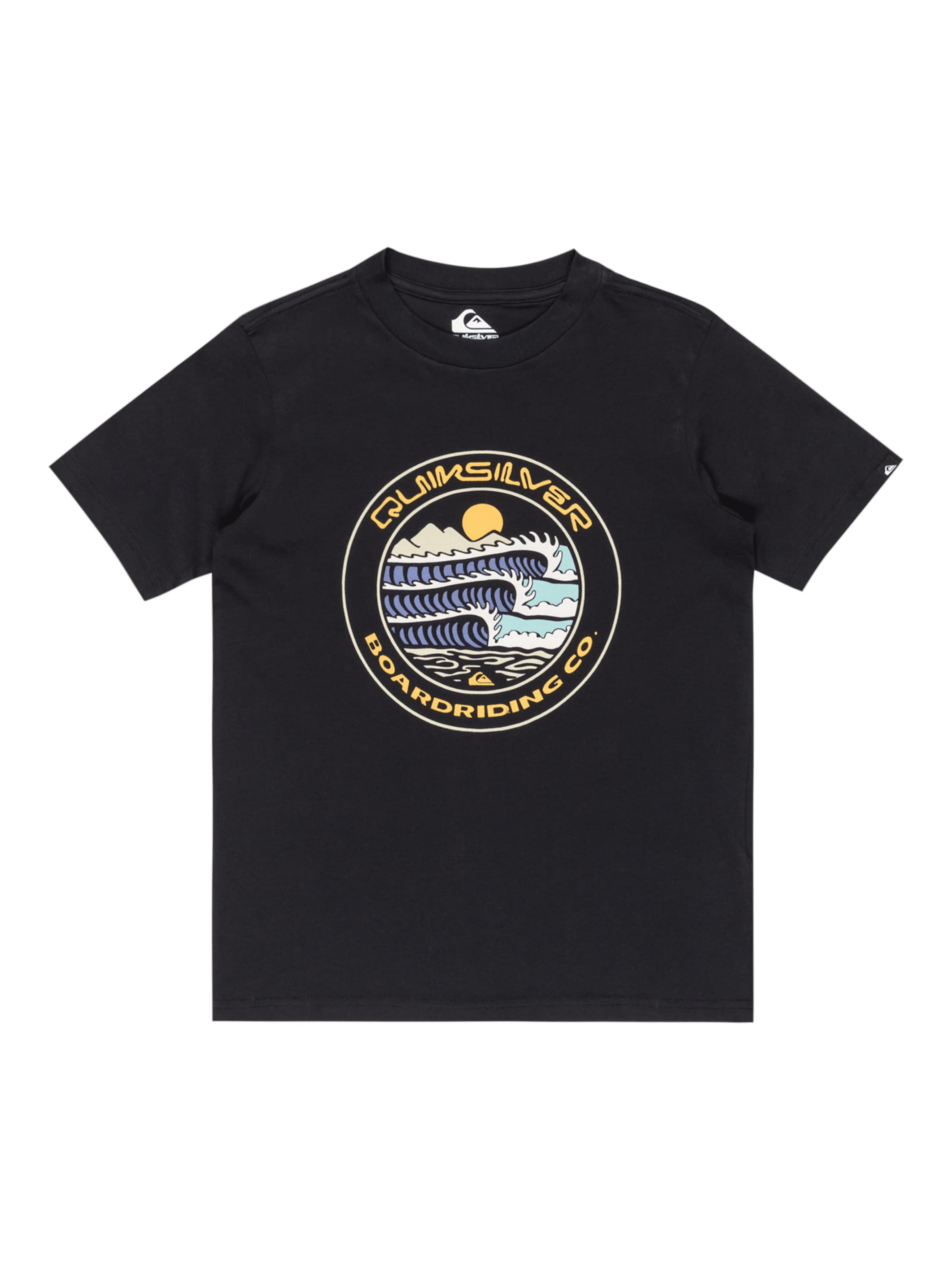T-Shirt 'Evo Three Seas' QUIKSILVER en noir : devant