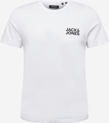 JACK & JONES - Pijama corto en blanco: frente