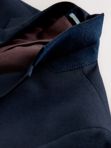 Next Slim fit Zakó - kék