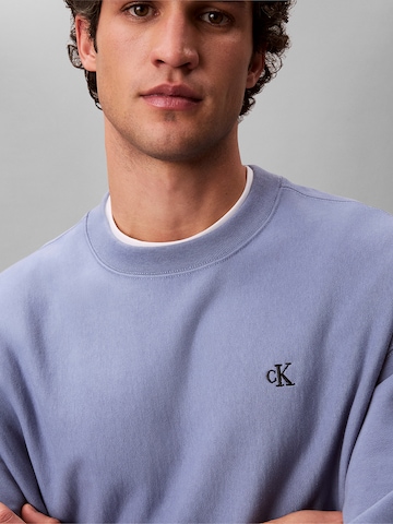 Sweat-shirt Calvin Klein Jeans en bleu