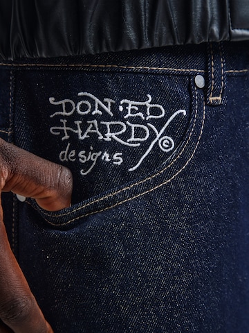 Ed Hardy Wide Leg Jeans i blå: forside