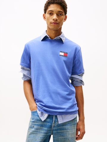 Tommy Jeans - Camisa 'ESSENTIAL' em azul: frente