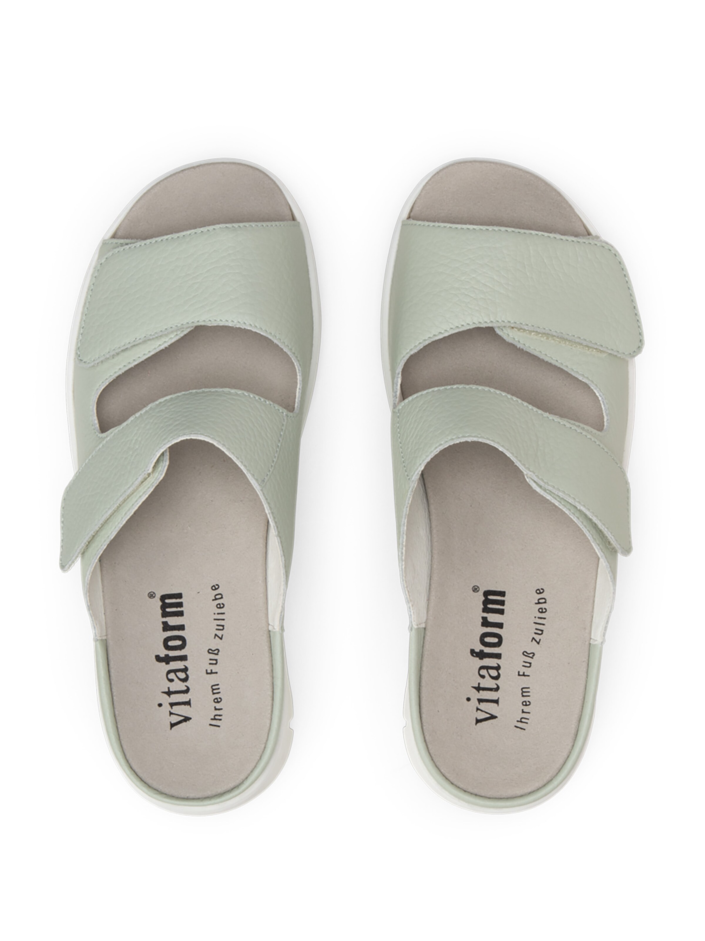 VITAFORM Mules in Green