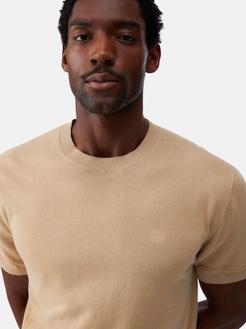 Liu Jo Shirt 'LIU JO UOMO MAGLIA SHORTCREPE Maglieria' in Beige