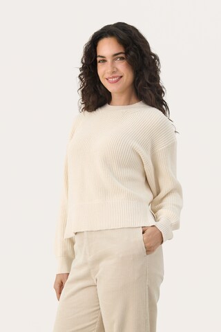 Part Two Sweater 'Luma' in White: front