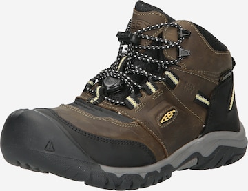 KEEN Boots 'RIDGE' in Brown: front