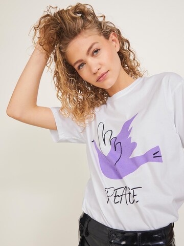 JJXX T-shirt 'Ella' i vit