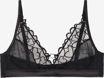 INTIMISSIMI Triangel BH 'QUEEN OF HEARTS' in Schwarz: predná strana