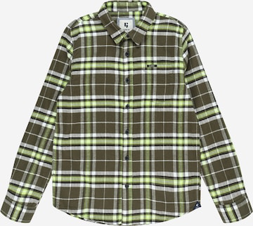 GARCIA Regular fit Button Up Shirt in Green: front