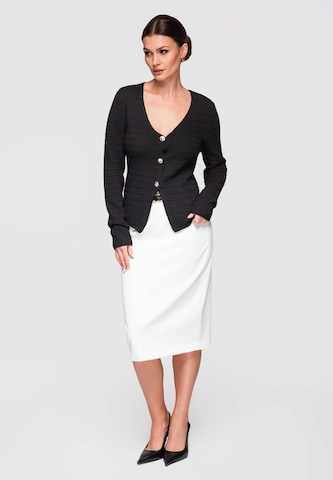 Ombre Knit cardigan in Black