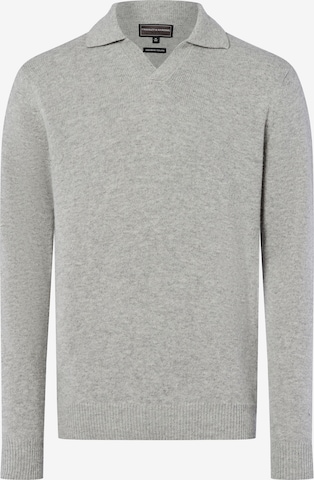 Pull-over Finshley & Harding en gris : devant