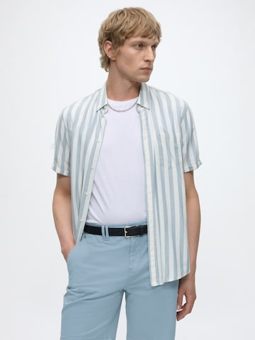 SCOTCH & SODA Regular Chino 'Stuart' in Blauw