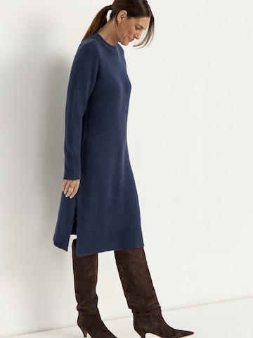 Cellbes of Sweden Gebreide jurk in Blauw