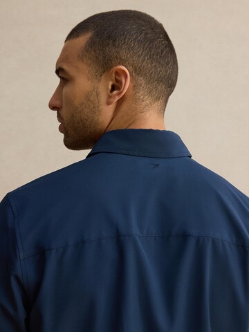 DAN FOX APPAREL Regular fit Overhemd 'Kian' in Blauw
