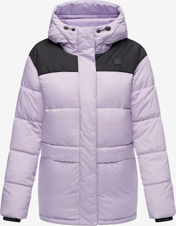 Giacca invernale 'Wikesh' di Ragwear in lilla: frontale