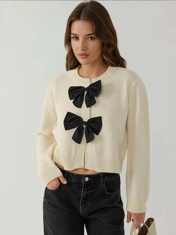 Hiccup Strickjacke 'Strickjacken'‌‌‌ in Beige: Vorderseite