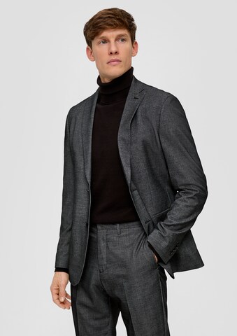 Coupe slim Veste de costume 'Opure' s.Oliver en gris : devant